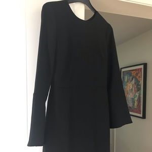 Black Banana Republic bell sleeve dress- New